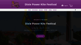 What Dixiepowerkitefestival.com website looked like in 2019 (4 years ago)