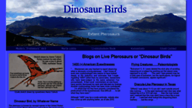 What Dinosaurbirds.com website looked like in 2019 (4 years ago)