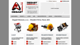 What Degast-moravia.cz website looked like in 2019 (4 years ago)
