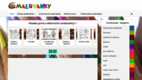 What Detskeomalovanky.sk website looked like in 2019 (4 years ago)