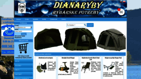 What Dianaryby.sk website looked like in 2019 (4 years ago)