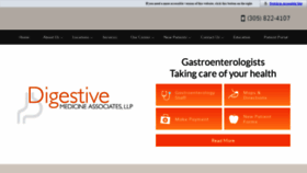 What Digestivemed.com website looked like in 2019 (4 years ago)
