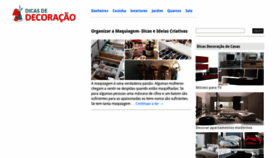What Dicasdecoracao.com website looked like in 2019 (4 years ago)