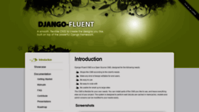 What Django-fluent.org website looked like in 2019 (4 years ago)