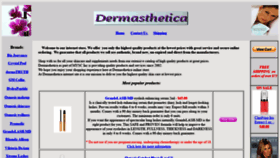 What Dermasthetica.com website looked like in 2019 (4 years ago)