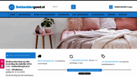What Dekbeddengoed.nl website looked like in 2019 (4 years ago)