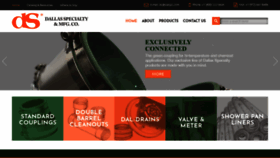 What Dallasspecialty.com website looked like in 2019 (4 years ago)