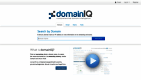 What Domainiq.com website looked like in 2019 (4 years ago)