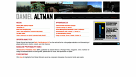 What Danielaltman.com website looked like in 2019 (4 years ago)