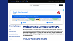 What Driversformypc.com website looked like in 2019 (4 years ago)
