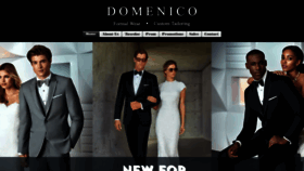What Domenicotuxedos.net website looked like in 2019 (4 years ago)