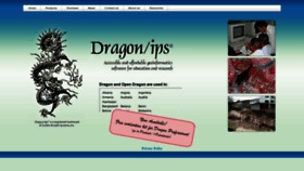What Dragon-ips.com website looked like in 2019 (4 years ago)