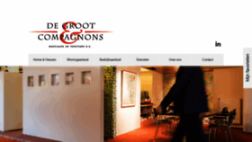 What Degrootencompagnons.nl website looked like in 2019 (5 years ago)
