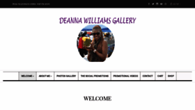 What Deannawilliamsgallery.com website looked like in 2019 (4 years ago)