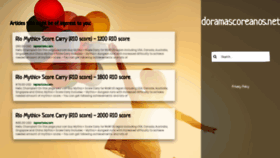 What Doramascoreanos.net website looked like in 2019 (4 years ago)