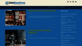 What Databaselines.com website looked like in 2019 (4 years ago)
