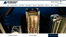 What Decorusrealty.com website looked like in 2019 (4 years ago)