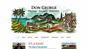 What Don-george.com website looked like in 2019 (4 years ago)