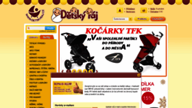 What Detskyraj.cz website looked like in 2019 (4 years ago)