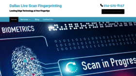 What Dallaslivescanfingerprinting.com website looked like in 2019 (4 years ago)