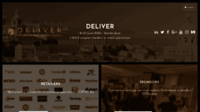 What Deliver.events website looked like in 2019 (4 years ago)