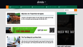 What Dontu.net website looked like in 2019 (4 years ago)