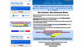What Dreamthisday.com website looked like in 2019 (4 years ago)
