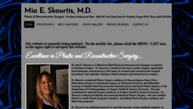 What Drmskourtisplasticsurgery.com website looked like in 2019 (4 years ago)