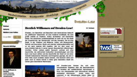 What Dresden-lese.de website looked like in 2019 (4 years ago)