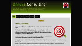 What Dhruvaconsulting.com website looked like in 2019 (4 years ago)