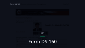 What Ds-160-form.com website looked like in 2019 (4 years ago)