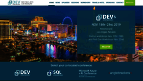 What Devintersection.com website looked like in 2019 (4 years ago)