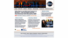 What Dallassinglestoastmasters.com website looked like in 2019 (5 years ago)