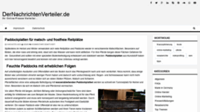 What Dernachrichtenverteiler.de website looked like in 2019 (4 years ago)