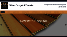 What Dilloncarpetandflooring.com website looked like in 2019 (4 years ago)