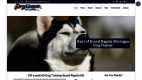 What Dogtrainergrandrapids.com website looked like in 2019 (4 years ago)
