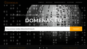 What Domenas.eu website looked like in 2019 (4 years ago)
