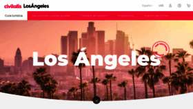 What Disfrutalosangeles.com website looked like in 2019 (4 years ago)