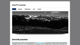 What David-leuschen.com website looked like in 2019 (4 years ago)