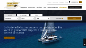 What Dreamyachtcharter.it website looked like in 2019 (4 years ago)
