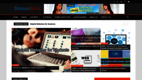What Discussdesk.com website looked like in 2019 (4 years ago)