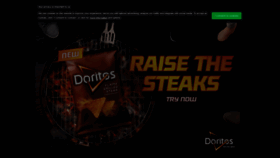 What Doritos.co.uk website looked like in 2019 (4 years ago)