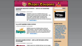 What Diaper-coupons.org website looked like in 2019 (4 years ago)