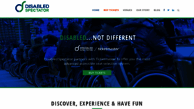 What Disabledspectator.com website looked like in 2019 (4 years ago)