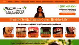 What Dentistryon10.com website looked like in 2019 (4 years ago)