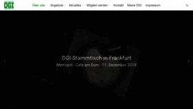 What Dgi-info.de website looked like in 2019 (4 years ago)