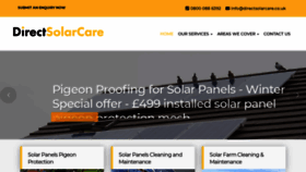 What Directsolarcare.co.uk website looked like in 2019 (4 years ago)