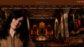 What Donnacorigibson.com website looked like in 2019 (4 years ago)