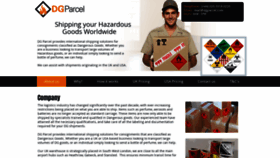 What Dgparcel.com website looked like in 2019 (4 years ago)
