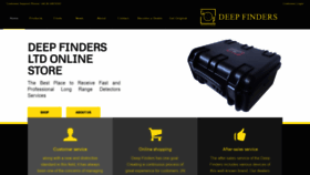 What Deepfinders.co.uk website looked like in 2019 (4 years ago)